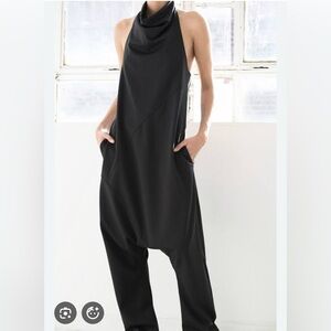 NWT MarcellaModa Marcella Black Cynara Jumpsuit M